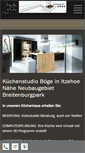 Mobile Screenshot of kuechenstudio-boege.de
